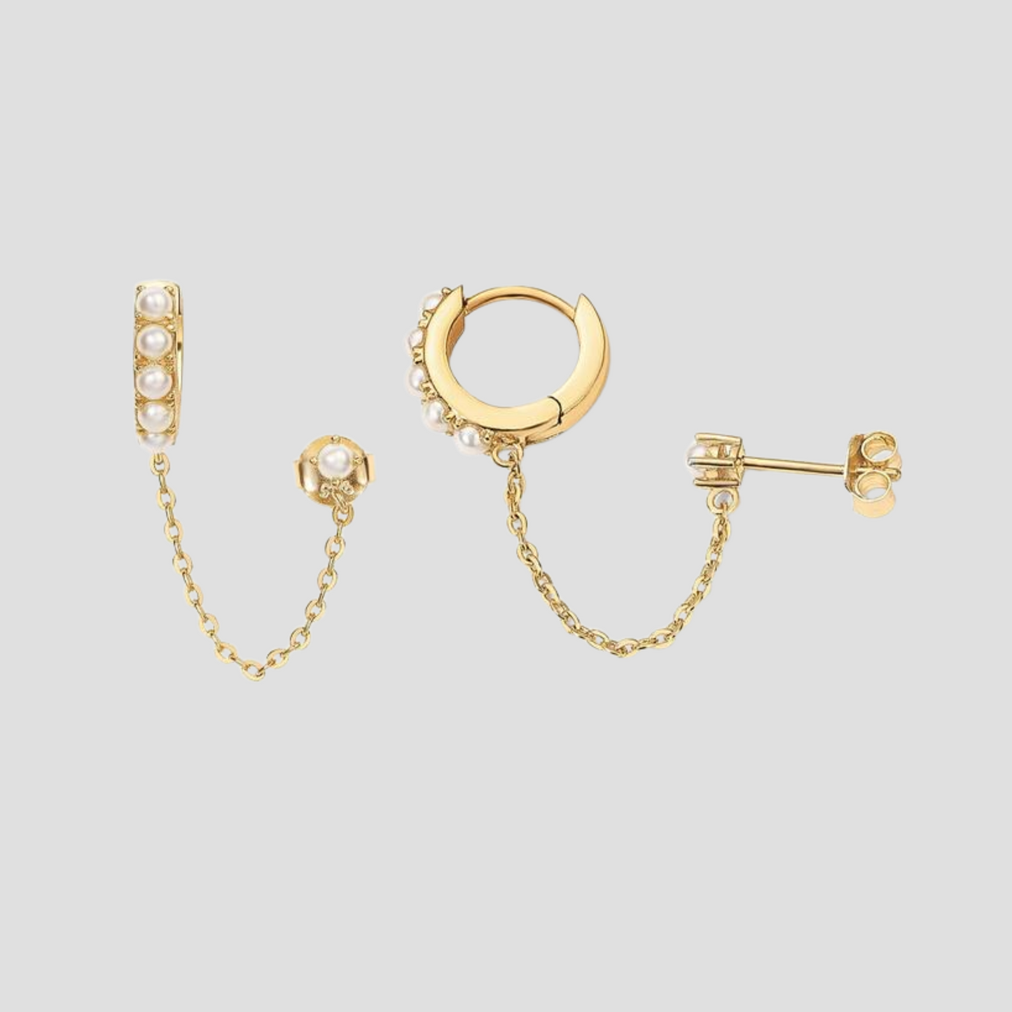 Velluna Modern Gold Earrings