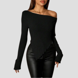 Velluna Asymmetry Luxe Top