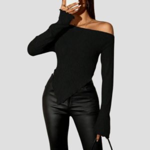 Velluna Asymmetry Luxe Top