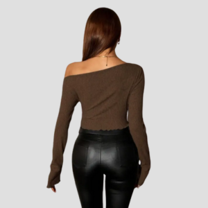 Velluna Asymmetry Luxe Top