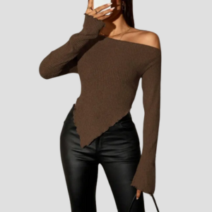 Velluna Asymmetry Luxe Top