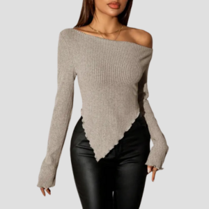 Velluna Asymmetry Luxe Top