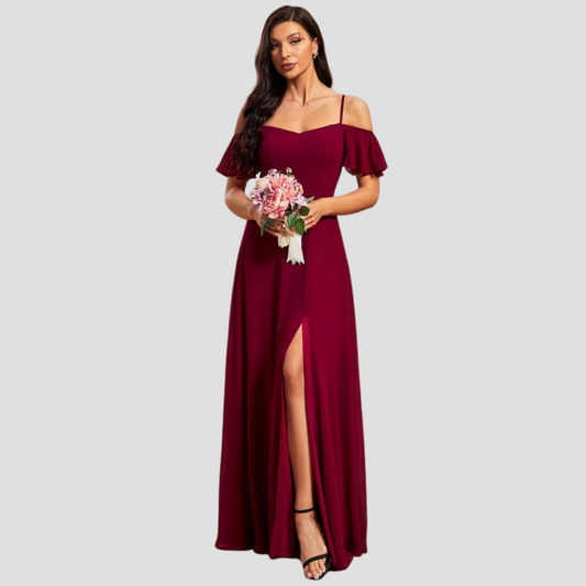 Velluna Elegant Chiffon Maxi