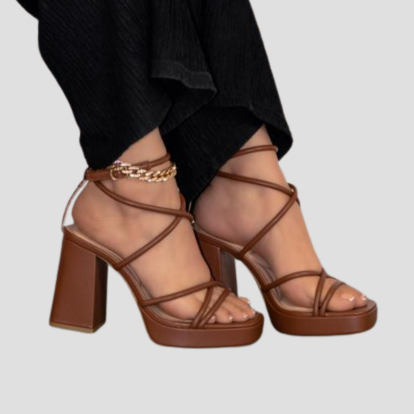Velluna Sleek Platform Heels