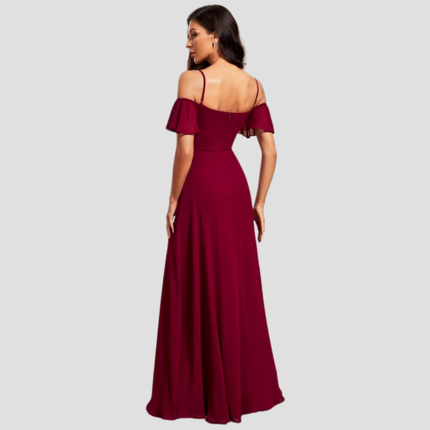 Velluna Elegant Chiffon Maxi