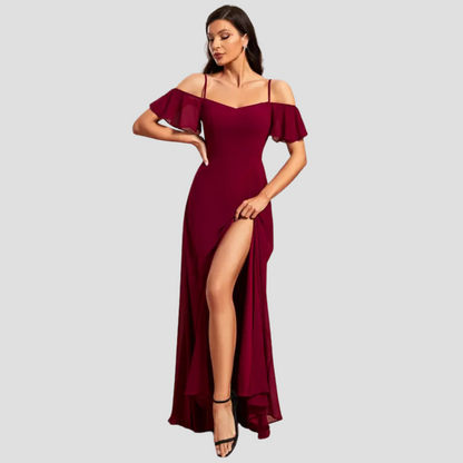 Velluna Elegant Chiffon Maxi