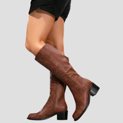 Velluna Sleek Zip Knee Boots