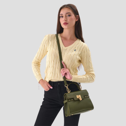 Velluna Luxe Top Handle Bag