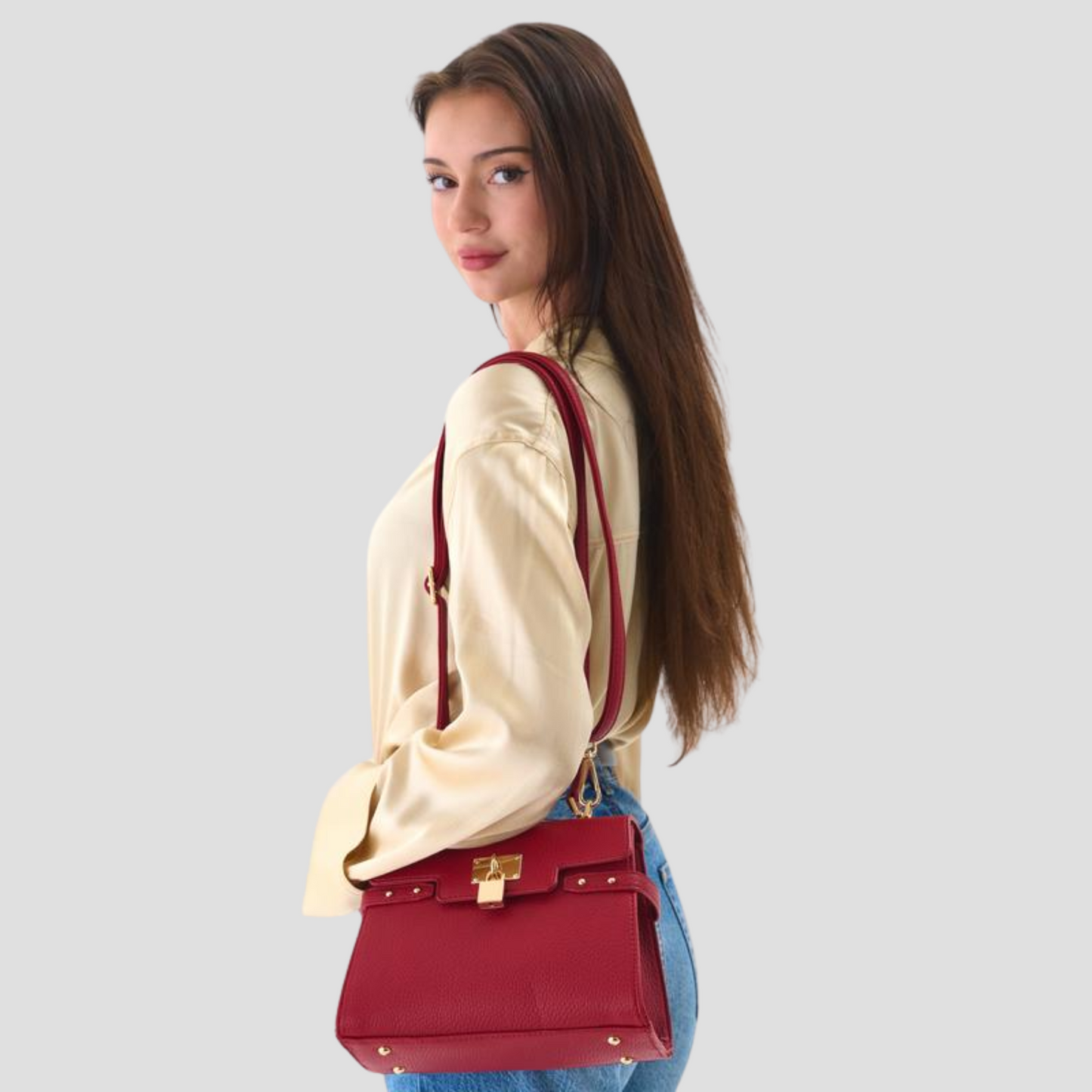 Velluna Luxe Top Handle Bag