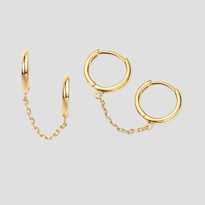 Velluna Modern Gold Earrings