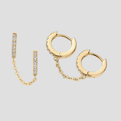 Velluna Modern Gold Earrings