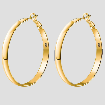 Velluna Chic Sterling Hoops