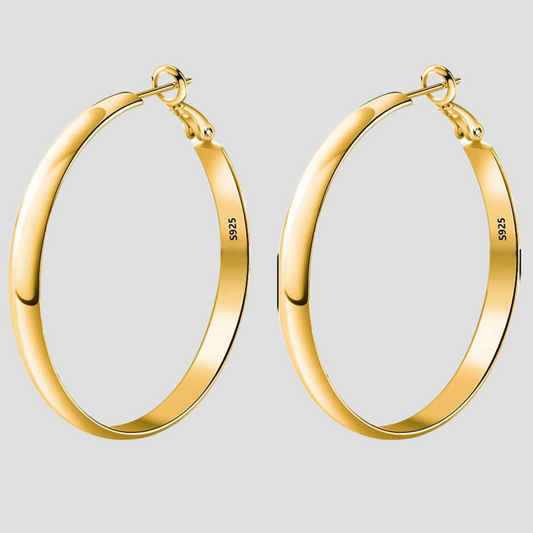Velluna Chic Sterling Hoops