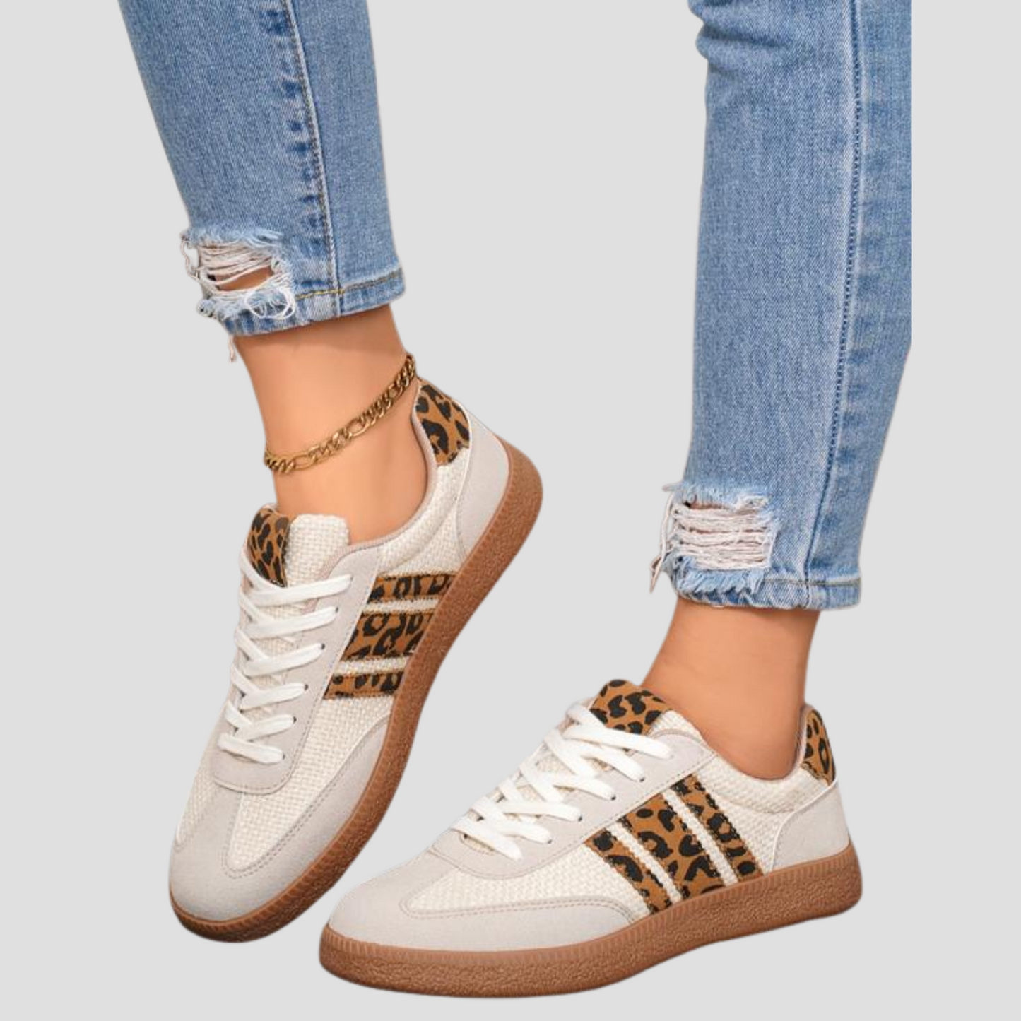 Velluna Urban Leopard Sneakers