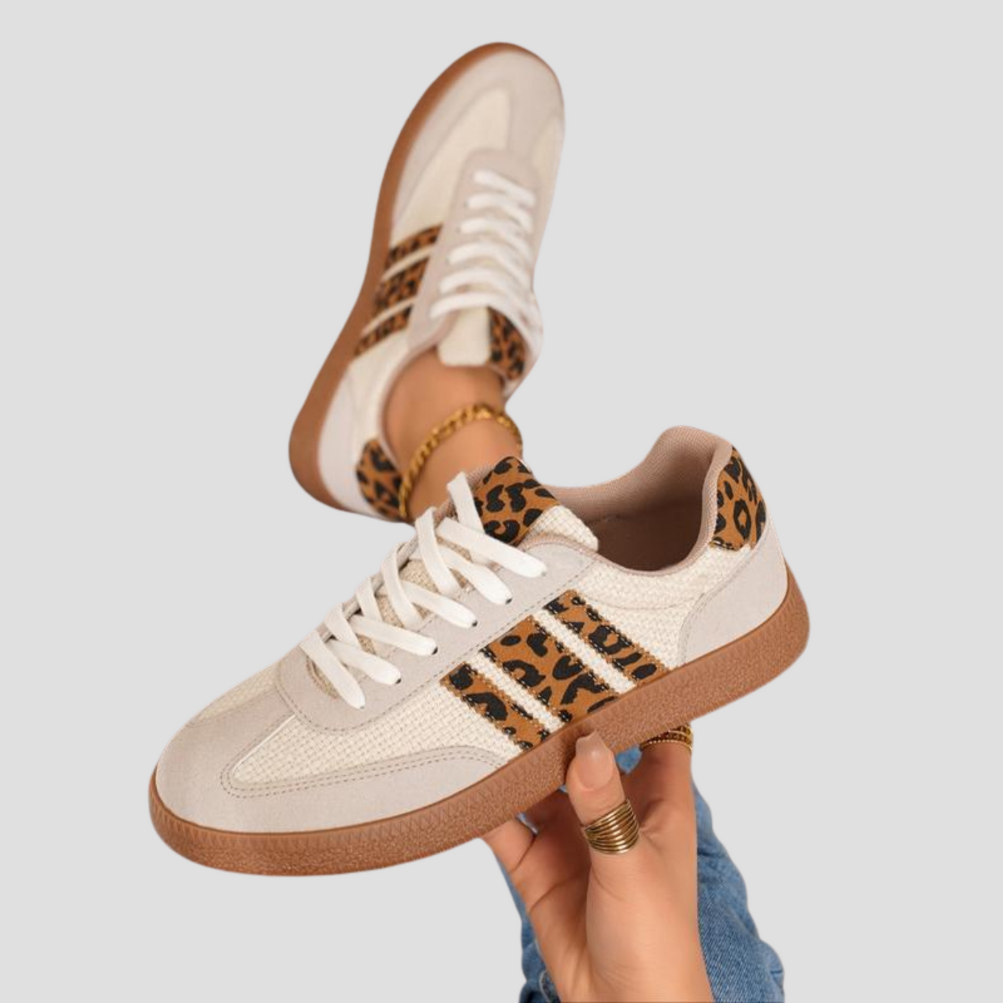 Velluna Urban Leopard Sneakers