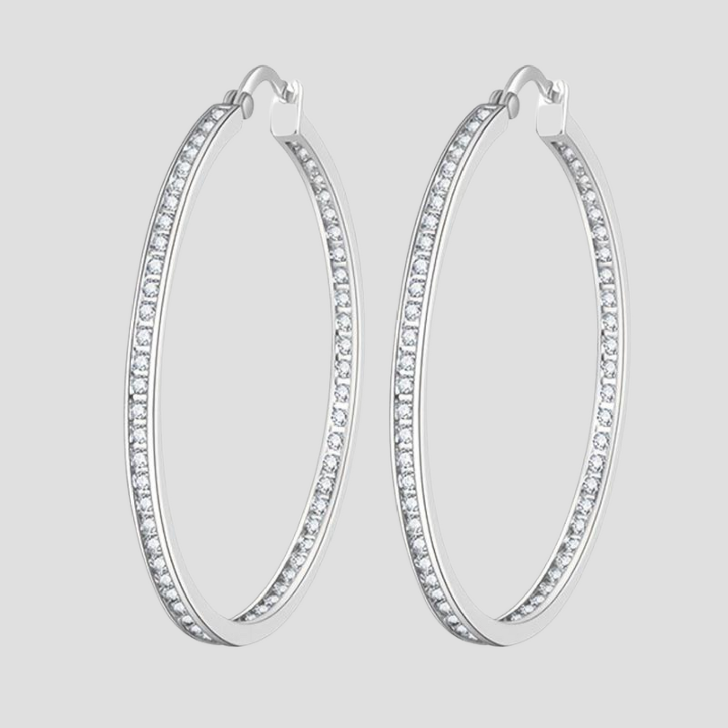 Velluna Chic Sterling Hoops