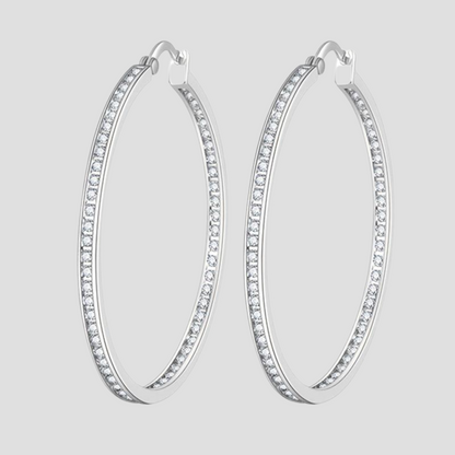 Velluna Chic Sterling Hoops