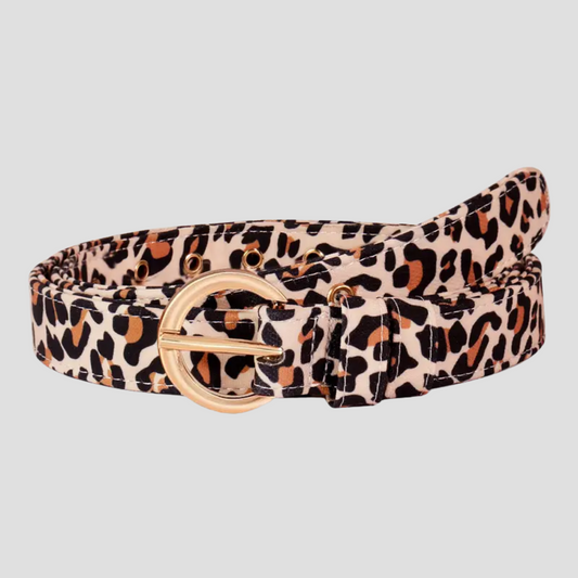 Velluna Luxe Animal Print Belt