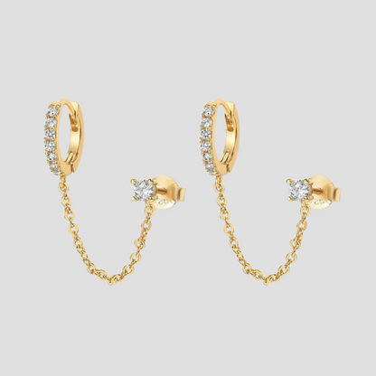Velluna Modern Gold Earrings