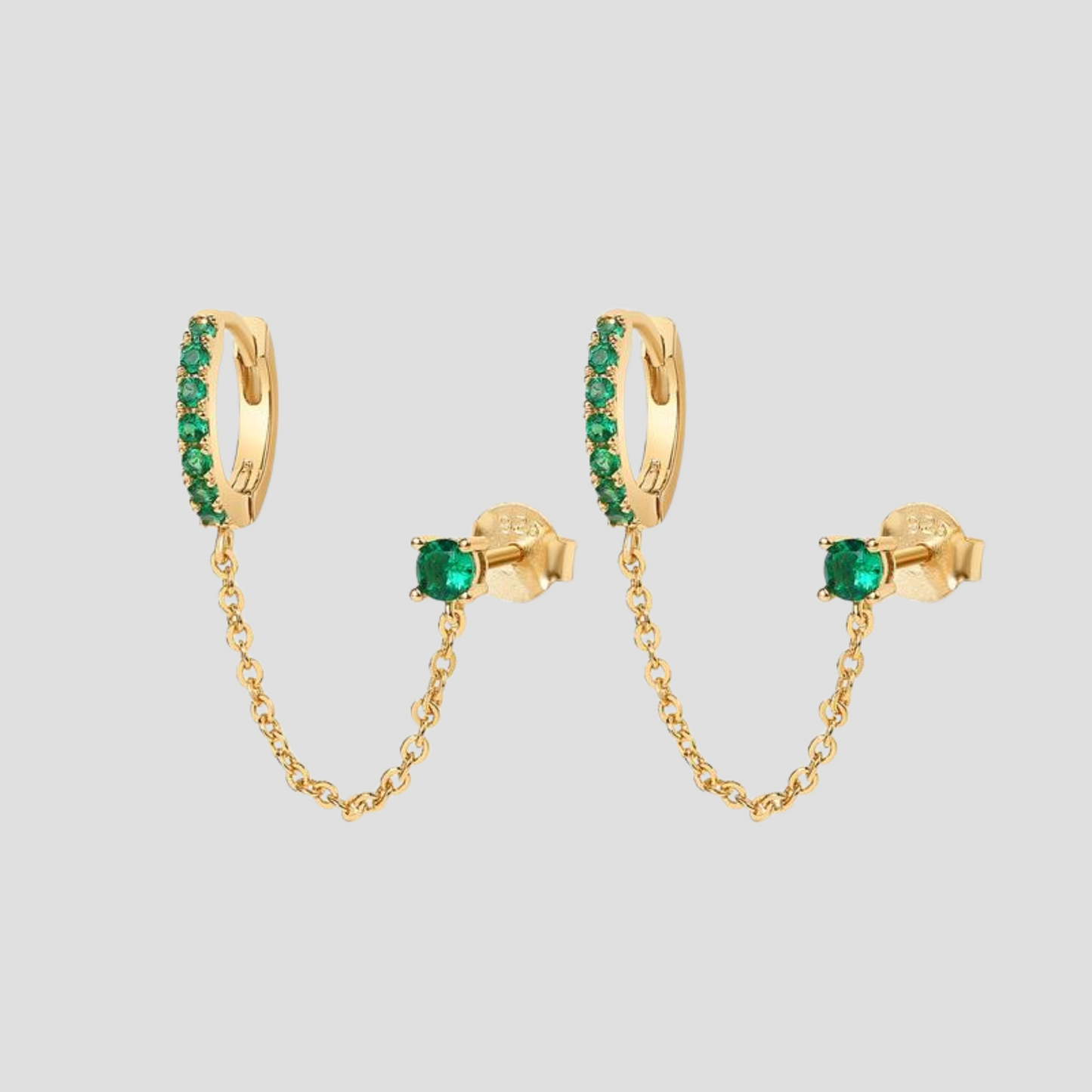 Velluna Modern Gold Earrings