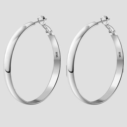 Velluna Chic Sterling Hoops