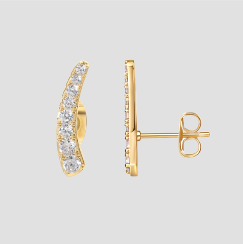 Velluna Gold Earrings